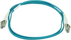 Monoprice OM3 Fiber Optic Cable - 7 Meters - Aqua, LC/LC, UL, 50/125 Type, Multi-Mode, 10GB, Corning