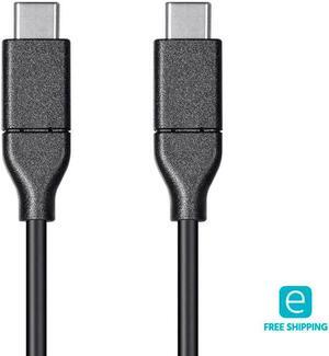 Monoprice USB C to USB C 2.0 Cable - 4 Meters (13.1 Feet) - Black | 480Mbps, 5A, 30/26AWG, Type C, Compatible with iPad Pro / MacBook Pro / Samsung Galaxy More - Essentials Series