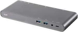 Monoprice USB-C to USB 3.0 USB-C Port USB-C Power Delivery Port |100W, 10Gbps, 2-Port, with Folding USB Type-C Connector - Mobile Series
