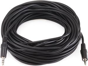 Monoprice 50ft 3.5mm (1/8") Stereo Male-Male Cable - Black