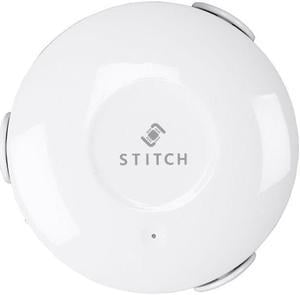 Monoprice Wireless Smart Water Leak/Flood Sensor - White with Probe and Alarm, No Hub Required (Supports IFTTT) - From STITCH Collection