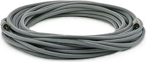 Monoprice Premium S/PDIF (Toslink) Digital Optical Audio Cable - Silver - 50 Feet | Heavy Duty Mesh Jacket, Metal Connector Heads, for Play Station, Xbox one, Home Theater & More Gray