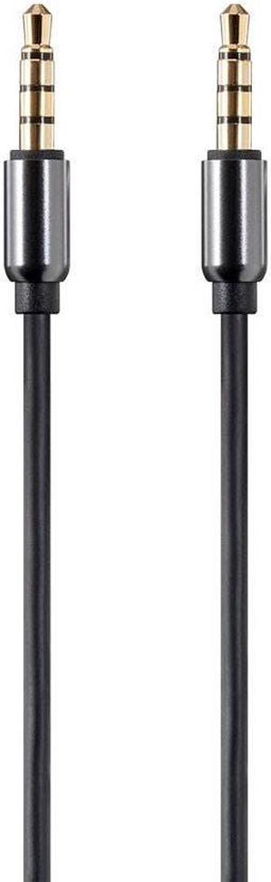 Monoprice Onyx Series Auxiliary 3.5mm TRRS Audio & Microphone Cable, 3ft