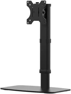 Monoprice Free Standing Single Monitor Desk Mount For Monitors Up To 27 Inches | Easy Height-Adjustable - Workstream Collection
