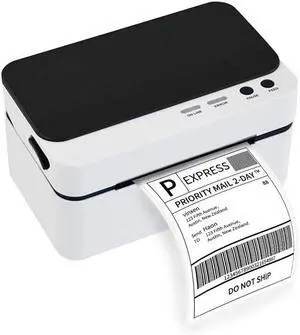 JSEIAJB Portable Shipping Label Printer High Speed Port Direct Thermal Printer Label Maker Sticker Support 30-85mm Paper Width JSEIAJB Portable Shipping Label Printer High Speed Port Direct Thermal Printer Label Maker Sticker Support 30-85mm Paper Width