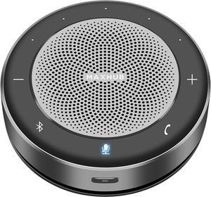 Enther&MAXHUB Bluetooth Speakerphone,USB Conference Speaker with 6 Microphones, Enhanced 360° Voice Pickup and Noise Reduction,16 Ft Pickup Distance,Home Office