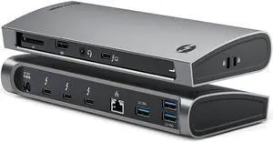 ALOGIC Thunderbolt 4 Blaze 10-in-1 Docking Station, 3xUSB-C 4.0, 3xUSB-A 3.1 Gen 2, 1xUSB-A 2.0, 96W PD, 4K@60Hz, Audio Jack, Ethernet, SD Card Reader, Windows & Mac Compatible.