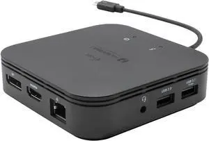 i-tec Thunderbolt 3 Travel Dock Dual 4K Display 60W Charging Portable Laptop Hub, Windows, MacBook Air, MacBook Pro, 1x USB 3.1, 1x USB-C PD, 1x USB 2.0, Gigabit Ethernet 1x DisplayPort, 1x HDMI