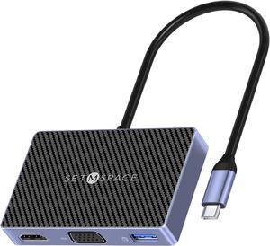 Type C Multifunctional Docking Station for Laptops (5-in-1)