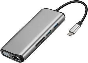 11 in 1 C HUB, Docking Station, Type C Multiport Adapter for/Pro/Air/iMac Type C Device 11 in 1 C HUB, Docking Station, Type C Multiport Adapter for/Pro/Air/iMac Type C Device