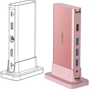 C Hub Docking Station TypeC 4K 60Hz PD VGA 3.0 2.0 for Surface Type-C Dock Splitter(Black-JoJo's Bizarre Adventure1) C Hub Docking Station TypeC 4K 60Hz PD VGA 3.0 2.0 for Surface Type-C Dock Splitter(Black-JoJo's Bizarre Adventure1)