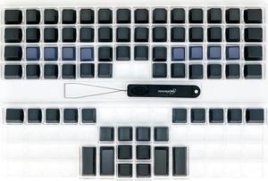 Advantage360 Blank Keycap Set - PBT Plastic | 76 Key Set | Logo Keycap Puller