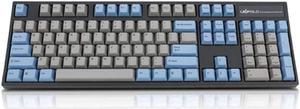 Leopold FC900R PD 104KEYS HIG-END Mechanical Keyboard Cherry MX Switch (Blue Switch, Grey/Blue)