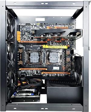 DIY Computer Motherboard Case | Chassis Cooling Frame | Stackable PC Computer Case | Open Chassis Support Bracket with Good Heat Dissipation