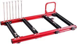 ATX Motherboard Test Bench Open Air Computer Case Chassis Aluminum Bracket DIY Bare Frame ATX Support Graphics Card(red&Black)