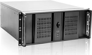 4U Rackmount Server Chassis with 6 x 5.25 Front Bays + 4 x 3.5 + 4 x 2.5 Bays