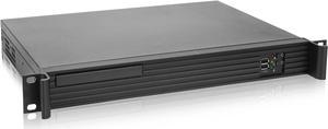 RackChoice 1U Rackmount Server Chassis 11.8" Depth Support Mini-itx M/B only