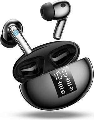 Wireless Earbuds Bluetooth 5.3, Noise Cancelling Earbuds Bluetooth Headphones, LED Power Display with Mic in-Ear Ear Buds with Charging Case Wireless Earbuds for iPhone/Samsung/Android Phone Earpods