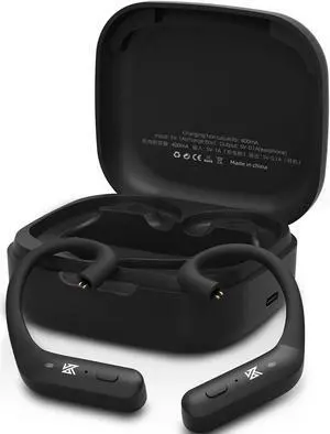 erjigo KZ AZ20 TWS Bluetooth 5.3 Adapter Earhook,KZ Q5171 True Wireless TWS Plug 54Hours for 0.78/0.75 HiFi Sport Earbuds Headphones