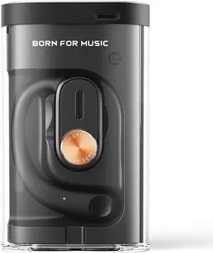 JadeAudio JW1 Open Ear Headphones Bluetooth 5.3 Wireless Headphones with Mic with HiFi Sound, 18hrs Playtime Sport Earbuds for Running (Black)