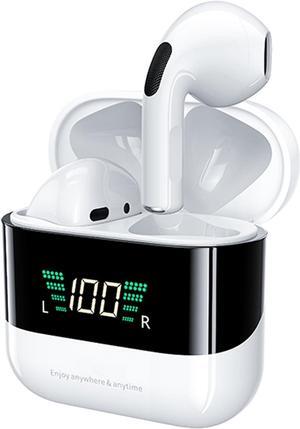 True Wireless Earbuds In-Ear Headphones with Case, LED Power Display Bluetooth Earbuds Waterproof Ear Phones for Running Sports Working-out Gym Ear Buds Wireless Bluetooth Earbuds for iPhone Android