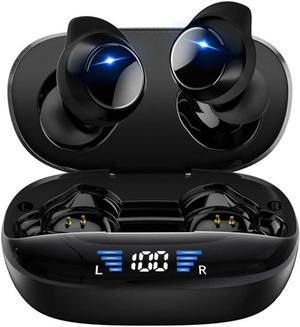 Wireless Earbuds, Bluetooth 5.3 Headset with Dual LED Display, in-Ear Bluetooth Earphones IP7 Waterproof Headphones for Sport,Workout,Gaming