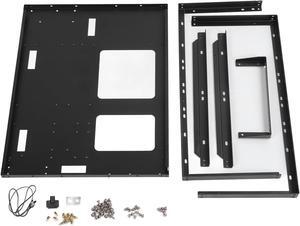 DIY Gaming Computer Case, Computer ATX Open Motherboard Rack for EATX ATX MATX ITX Motherboards, ATX Open Chassis Case Rack, Support 4 Hard Drive Bays, Full Height Graphics Cards