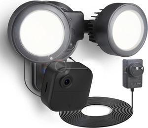 Wasserstein 3-in-1 Plugged-in Floodlight, Charger, & Mount with 24.6ft (7.5m) External Adapter Compatible with Blink Outdoor 4 (4th Gen), Blink Outdoor (3rd Gen) & Blink XT2/XT - (Camera NOT Included)