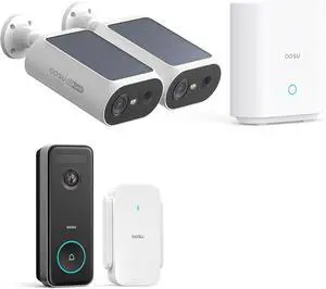 AOSU Solar Security Cameras Wireless Outdoor & Doorbell Camera
