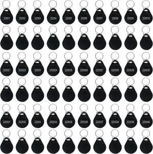 100 Pcs 26 Bit Proximity Key Fobs Compatable with Prox Key ISOProx 1346 1386 1326 H10301 Format Readers, Works with The Vast Majority of Access Control Systems (100 PCS)