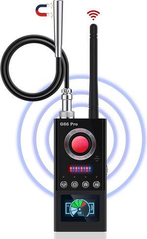 JAXTIN Hidden Camera Detectors, G66 Pro Hidden Devices detectors with AI Auto Scan, Magnetic GPS Tracker/Bug Detectors, Listening Device Detector, Infrared Camera Finder, LED Display (Large)