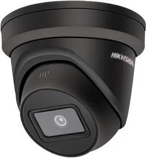 Hik 8MP UltraHD 4K POE IP Camera DS-2CD2385G1-I 2.8mm, Outdoor IR Fixed Turret Network Camera with Low Illumination EXIR 98ft Night Vision, H.265+, WDR DNR, SD Card Slot, VCA, IP67(Black)