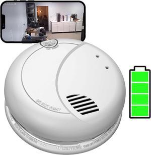 XSMOKE-7010 1080P HD 60 Day Battery Powered WiFi Smoke Detector Fire Alarm Spy Camera (1080p / WiFi / 60 Day Battery)