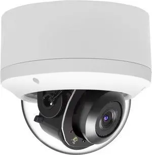 4K 2.5'' PoE IP Camera with Mic, 8MP Dome Security IP Camera, IP66 Waterproof, 60ft IR Night Vision, Pan 0~355° Tilt 0~90°, 2.8mm Lens, Compatible with Third-Part NVRs Softwares