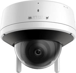 DS-2CV2141G2-IDW 4MP WiFi Fixed Dome IP Camera Built-in MIC Speaker 2.8mm,Provides real-time security via built-in two-way audio,Advanced Long Infrared Distance Technology,Card slot, up to 256G.