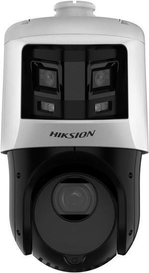 DS-2SE4C425MWG-E/26 Tandem-Vu 6MP PTZ POE IP Camera Panoramic, 25X Optical Zoom, with 24/7 Colorful Imaging, Human/Vehicle Detection, DarkFighter, 100m IR Distance, Compatible with Hik vision NVR