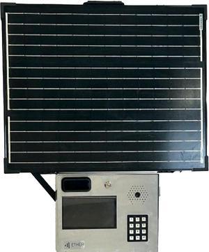 Ether Gate Access Control - ECO Model - Without Camera - with Solar Panel