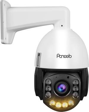 4K Outdoor PTZ PoE Camera, 20X Optical Zoom, Auto Cruising & Human Tracking, Smart Color Night Vision, Home Security Camera, 2-Way Audio, Metal Shell, AI Human Vehicle Detection, PT20AD-8MZ