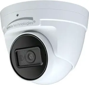 Speco-Technologies O8VT3 8MP 4K Network PoE Turret Dome IP Camera, Outdoor Vandal Proof, 2.8mm Lens, 100ft Night Vision, H.265, Security CCTV Camera Compatible with Speco System, NDAA Compliant Speco-Technologies O8VT3 8MP 4K Network PoE Turret Dome IP Camera, Outdoor Vandal Proof, 2.8mm Lens, 100ft Night Vision, H.265, Security CCTV Camera Compatible with Speco System, NDAA Compliant