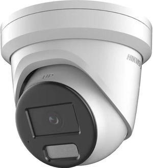HIKV DS-2CD2387G2H-LIU 2.8mm 4K 8MP Smart Hybrid Light Color VU Turret PoE IP Camera, 131ft Smart Color Night Vision, Perimeter Protection, Face Capture, Mic, 130dB WDR, Metal,Upgraded DS-2CD2387G2-LU