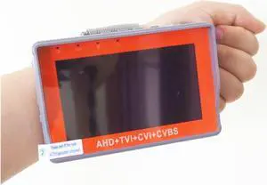 CCTV Tester Monitor, IV7W 4.3 Inch Camera Tester 1080P/5MP New Security Portabl AHD CVBS 5MP TVI 4MP CVI Tester 4-in-1 Analog Video Tester Monitor
