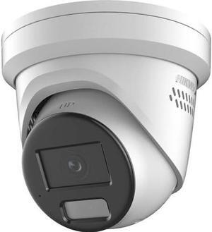 HIKV DS-2CD2387G2-LSU/SL 2.8mm 4K 8MP Color VU IP PoE Camera Outdoor Turret Network Camera, Strobe Light & Audible Warning, Smart VCA, Human/Vehicle Detection, Two-Way Audio, H.265+, IP67, 130dB WDR
