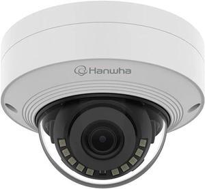 Hanwha QNV-C9011R Q-Series 4K 8MP Vandal Dome POE IP Camera Outdoor, NDAA Compliant, 3mm Fixed Lens 108° Wide View Angle, AI Detection, White, Compatible with Hanwha Wisenet Security IP Camera System