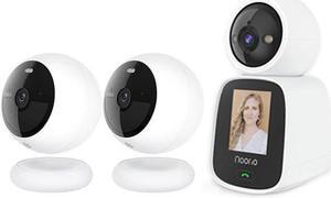 Noorio B210 2K Wireless Outdoor Security Camera & CL200 2-Way Video Calling Indoor Camera