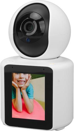 Smart Security Camera, 2.8inch IPS Screen, 2 Way Video, One Touch Calling, Night Vision, Motion Detection, Dual Microphone Baby Monitor for Home Indoor