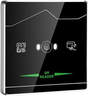 Static Dynamic QR Code Card Reader Embedded Installation Ultra-Thin Metal DC 12V Wiegand RS232 RS485 TTL Level Interface 13.56Mhz IC Card contactless RF Swiping (IC 13.56MHZ (TTL))