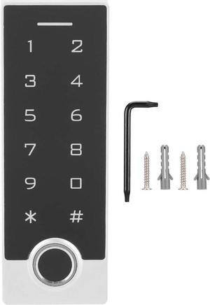 Access Control Keypad, 125khz Access Control Machine IP68 Waterproof Fingerprint Password Card Backlit Keyboard Wiegand26/34