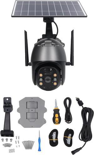EVTSCAN Solar Security Camera PIR Motion Detection 3MP 1080P HD Color Night Vision IP65 Waterproof Surveillance Camera with Motion Detection(4G EUR)