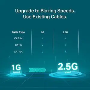 TP-Link TL-SG108S-M2 | 8-Port Multi-Gigabit 2.5G Ethernet Switch | Unmanaged Network Switch | Ethernet Splitter | Plug & Play | Desktop/Wall Mount | Silent Operation
