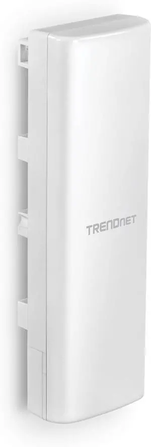 TRENDnet 14 dBi WiFi 6 AX1200 Outdoor Directional PoE Access Point, TEW-940APBO, 5GHz WiFi 6 Point-to-Point Bridge, 1 x Gigabit PoE (in) Port, and 1 x Gigabit Port, 14 dBi Directional Antenna, White